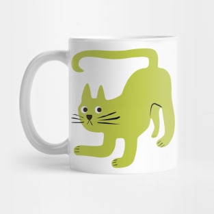 Big Yellow Cat (No Background) Mug